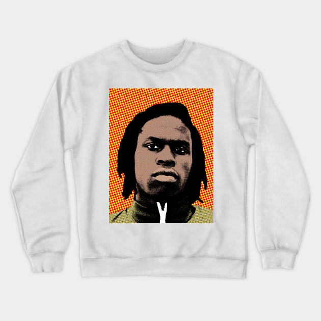 daniel caesar style pop art Crewneck Sweatshirt by soundofpopart